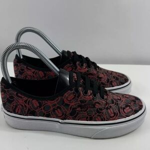 Vans x Disney Mickey Mouse Black And Red Women’s 6‎ Men’s 4.5
